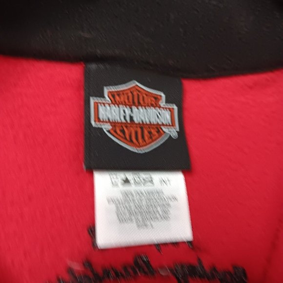 Triple S Harley Davidson Morgantown West Virginia Large Fleece Jacket 1/4 Zip - Picture 8 of 15